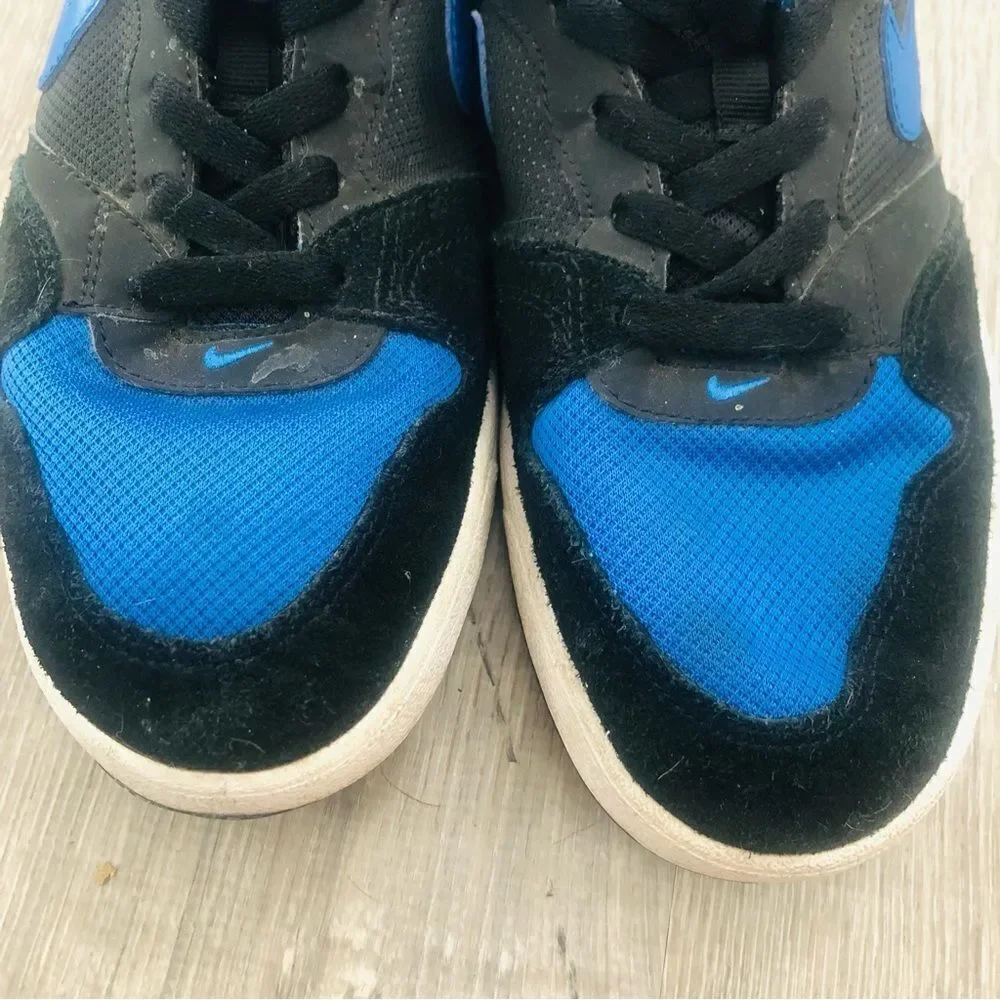 Nike SB Alleyoop Skateboard Skate Shoes Sneakers Blue Black Youth Size‎ 7Y